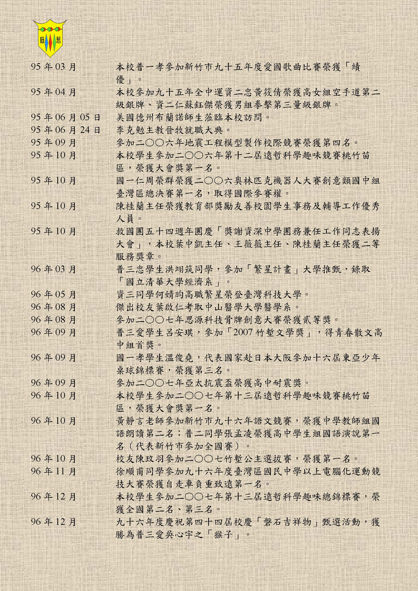 磐石中學校史大事紀掃描原圖